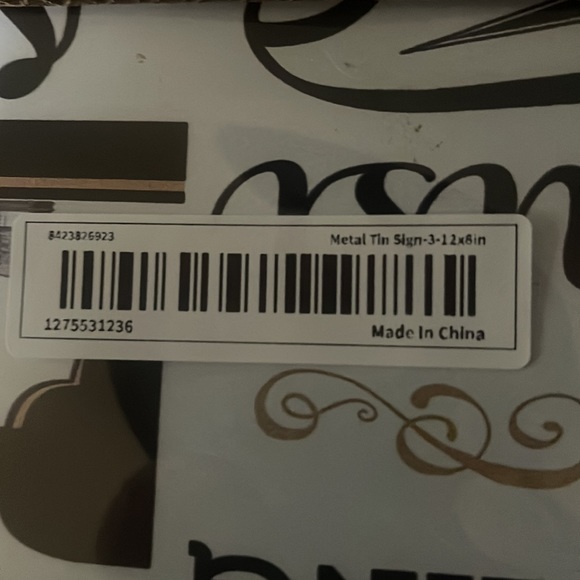 Sewing Metal Sign - Picture 2 of 2